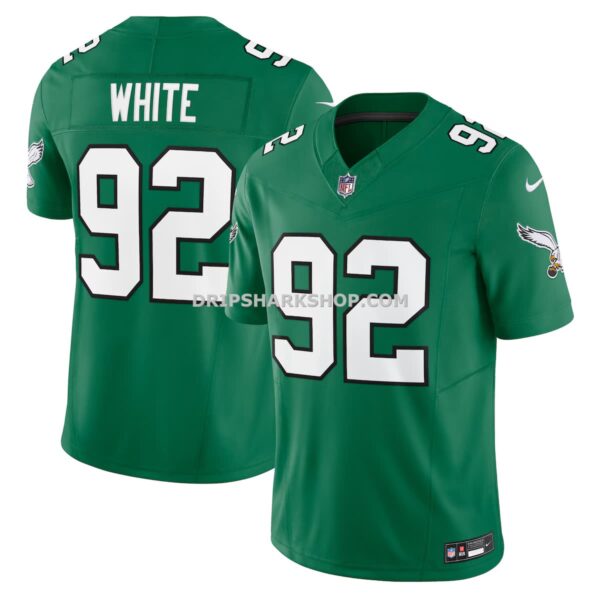 Mens Nike Reggie White Kelly Green Philadelphia Eagles Alternate Vapor Fuse Limited Jersey