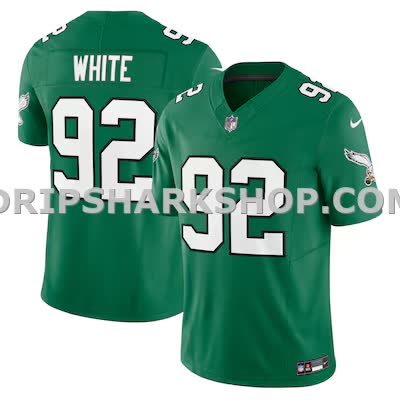 Mens Nike Reggie White Kelly Green Philadelphia Eagles Alternate Vapor Fuse Limited Jersey