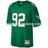 Mens Mitchell And Ness Reggie White Kelly Green Philadelphia Eagles Big And Tall 1990 Retired Player Replica Jersey Pi33