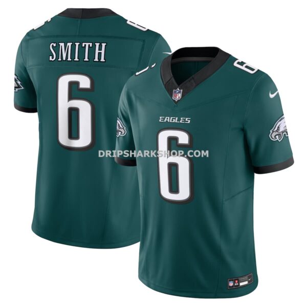 Mens Nike Devonta Smith Midnight Green Philadelphia Eagles Vapor Fuse Limited Jersey