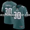 NFL262dc2M01-3a8eba Mens Nike Jihaad Campbell Green Philadelphia Eagles Game Player Jersey