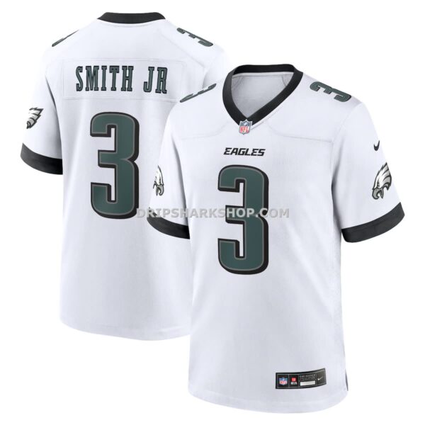 Mens Nike Nolan Smith White Philadelphia Eagles White Game Jersey