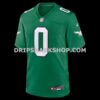 Mens Nike Marquise Brown Kelly Green Philadelphia Eagles Alternate 2 Game Jersey