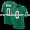 Mens Nike Marquise Brown Kelly Green Philadelphia Eagles Alternate 2 Game Jersey