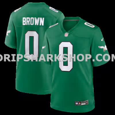 Mens Nike Marquise Brown Kelly Green Philadelphia Eagles Alternate 2 Game Jersey