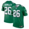Mens Nike Saquon Barkley Kelly Green Philadelphia Eagles Legend Player Performance Top