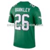Mens Nike Saquon Barkley Kelly Green Philadelphia Eagles Legend Player Performance Top