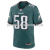 Mens Nike Jalyx Hunt Midnight Green Philadelphia Eagles Team Game Jersey