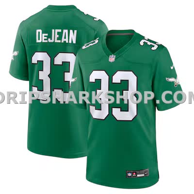 Mens Nike Cooper Dejean Kelly Green Philadelphia Eagles Alternate Game Jersey
