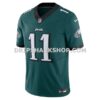 Mens Nike Aj Brown Green Philadelphia Eagles Vapor Fuse Limited Jersey
