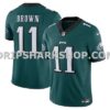 Mens Nike Aj Brown Green Philadelphia Eagles Vapor Fuse Limited Jersey