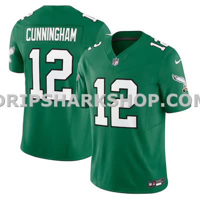 Mens Nike Randall Cunningham Kelly Green Philadelphia Eagles Alternate Vapor Fuse Limited Jersey
