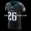 Mens Nike Saquon Barkley Black Philadelphia Eagles Alternate Vapor Fuse Elite Jersey