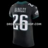 Mens Nike Saquon Barkley Black Philadelphia Eagles Alternate Vapor Fuse Elite Jersey