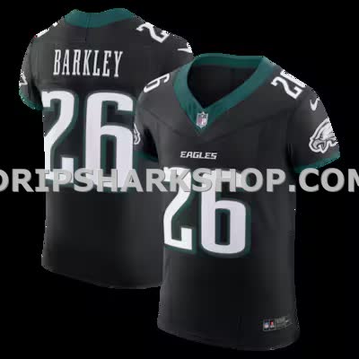 Mens Nike Saquon Barkley Black Philadelphia Eagles Alternate Vapor Fuse Elite Jersey