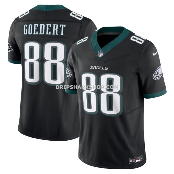 Mens Nike Dallas Goedert Black Philadelphia Eagles Alternate Vapor Fuse Limited Jersey