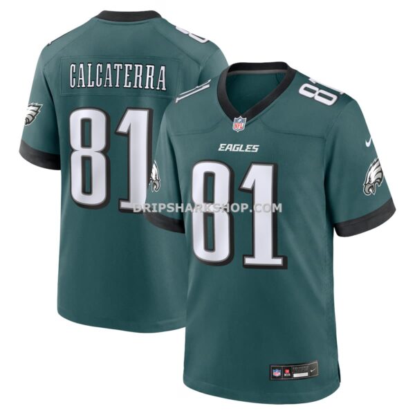 NFL26502aG04-4ad9de Mens Nike Grant Calcaterra Midnight Green Philadelphia Eagles Team Game Jersey