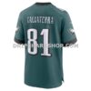NFL26502aG06-e94303 Mens Nike Grant Calcaterra Midnight Green Philadelphia Eagles Team Game Jersey