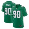 NFL265230G04-000269 Mens Nike Jordan Davis Kelly Green Philadelphia Eagles Alternate Game Jersey
