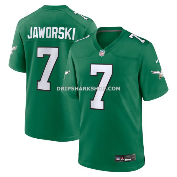 NFL265289G04-c8b736 Mens Nike Ron Jaworski Kelly Green Philadelphia Eagles Retired Player Alternate Game Jersey