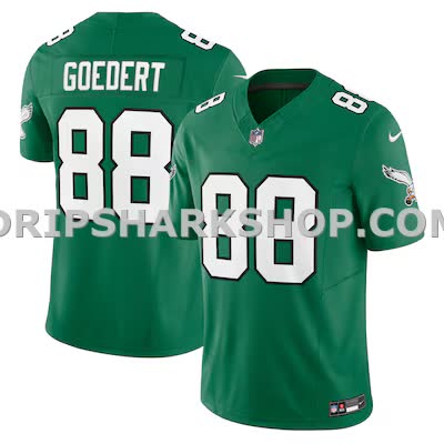 Mens Nike Dallas Goedert Kelly Green Philadelphia Eagles Vapor Fuse Limited Jersey