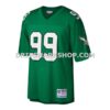 Mens Mitchell And Ness Jerome Brown Kelly Green Philadelphia Eagles Big And Tall 1990 Retired Player Replica Jersey Pi33