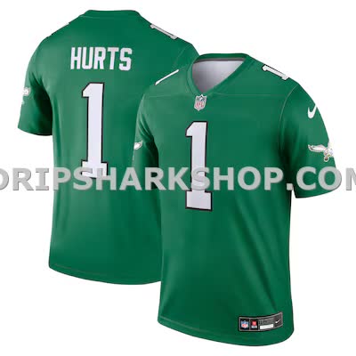 Mens Nike Jalen Hurts Kelly Green Philadelphia Eagles Legend Player Performance Top