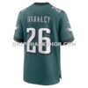 Mens Nike Saquon Barkley Midnight Green Philadelphia Eagles Game Player Jersey