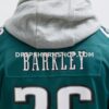 Mens Nike Saquon Barkley Midnight Green Philadelphia Eagles Game Player Jersey