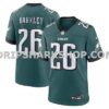 Mens Nike Saquon Barkley Midnight Green Philadelphia Eagles Game Player Jersey