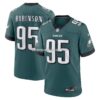 Mens Nike Ty Robinson Midnight Green Philadelphia Eagles Team Game Jersey