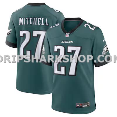 Mens Nike Quinyon Mitchell Midnight Green Philadelphia Eagles Player Game Jersey