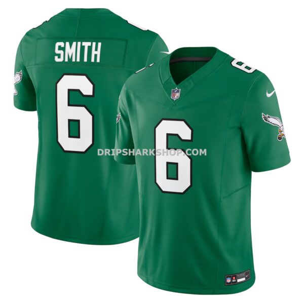NFL266598G04-854b4d Mens Nike Devonta Smith Kelly Green Philadelphia Eagles Vapor Fuse Limited Jersey