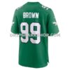 NFL2667f0G06-9e5602 Mens Nike Jerome Brown Kelly Green Philadelphia Eagles Retired Player Alternate Game Jersey