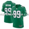 NFL2667f0M01-f6319f Mens Nike Jerome Brown Kelly Green Philadelphia Eagles Retired Player Alternate Game Jersey