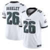 Mens Nike Saquon Barkley White Philadelphia Eagles Vapor Fuse Limited Jersey