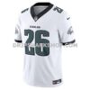 Mens Nike Saquon Barkley White Philadelphia Eagles Vapor Fuse Limited Jersey