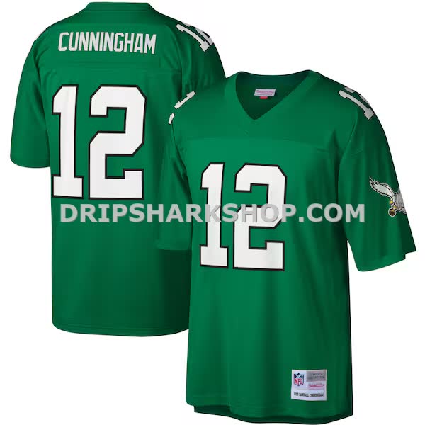 Mens Mitchell And Ness Randall Cunningham Kelly Green Philadelphia Eagles Legacy Replica Jersey Pi3610000