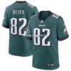 Mens Nike Mike Quick Midnight Green Philadelphia Eagles Team Retired Player Game Jersey