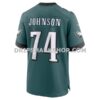 NFL26732cG07-88d02a Mens Nike Fred Johnson Midnight Green Philadelphia Eagles Team Game Jersey