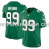 NFL268919M01-a61c3c Mens Nike Jerome Brown Kelly Green Philadelphia Eagles Alternate Vapor Fuse Limited Jersey