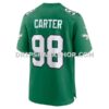 NFL268b40G07-6c57cc Mens Nike Jalen Carter Kelly Green Philadelphia Eagles Alternate Game Jersey