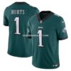 Mens Nike Jalen Hurts Green Philadelphia Eagles Vapor Fuse Limited Jersey