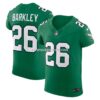Mens Nike Saquon Barkley Kelly Green Philadelphia Eagles Alternate Vapor Fuse Elite Jersey