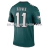 Mens Nike Aj Brown Green Philadelphia Eagles Legend Player Performance Top