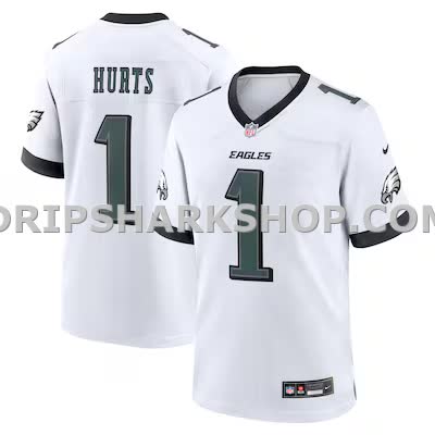 Mens Nike Jalen Hurts White Philadelphia Eagles White Game Jersey