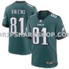 NFL2698fdM01-91ff16 Mens Nike Terrell Owens Midnight Green Philadelphia Eagles Team Retired Player Game Jersey