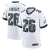 Mens Nike Saquon Barkley White Philadelphia Eagles Game Jersey
