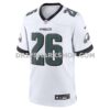 Mens Nike Saquon Barkley White Philadelphia Eagles Game Jersey