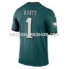 Mens Nike Jalen Hurts Green Philadelphia Eagles Legend Player Performance Top